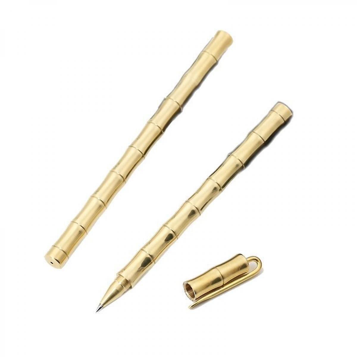Signature Pen Brass Ballpoint Pen School Supplies Portable And Useful