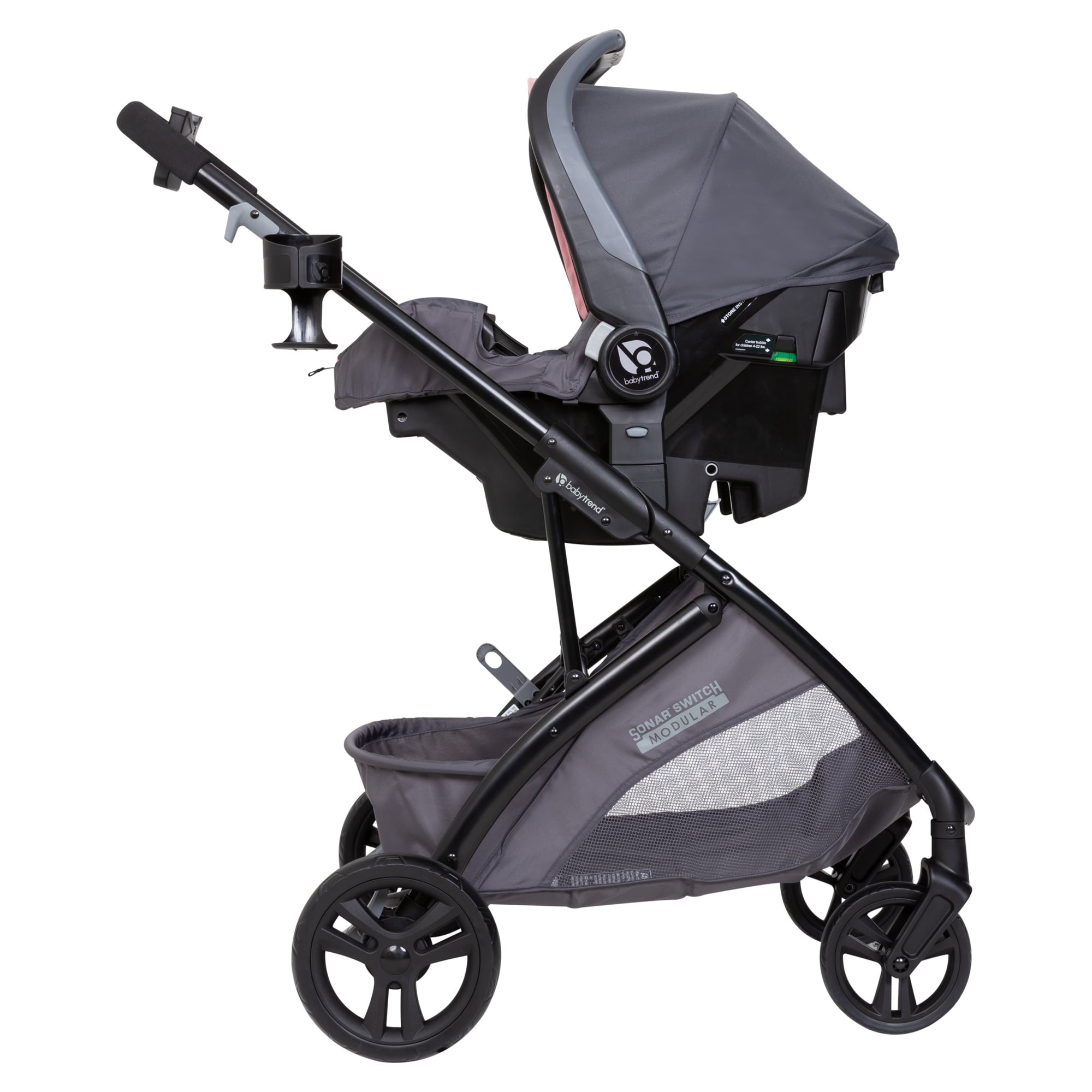 Baby Trend Sonar™ Switch 6-in-1 Modular Travel System Stroller, Desert Pink