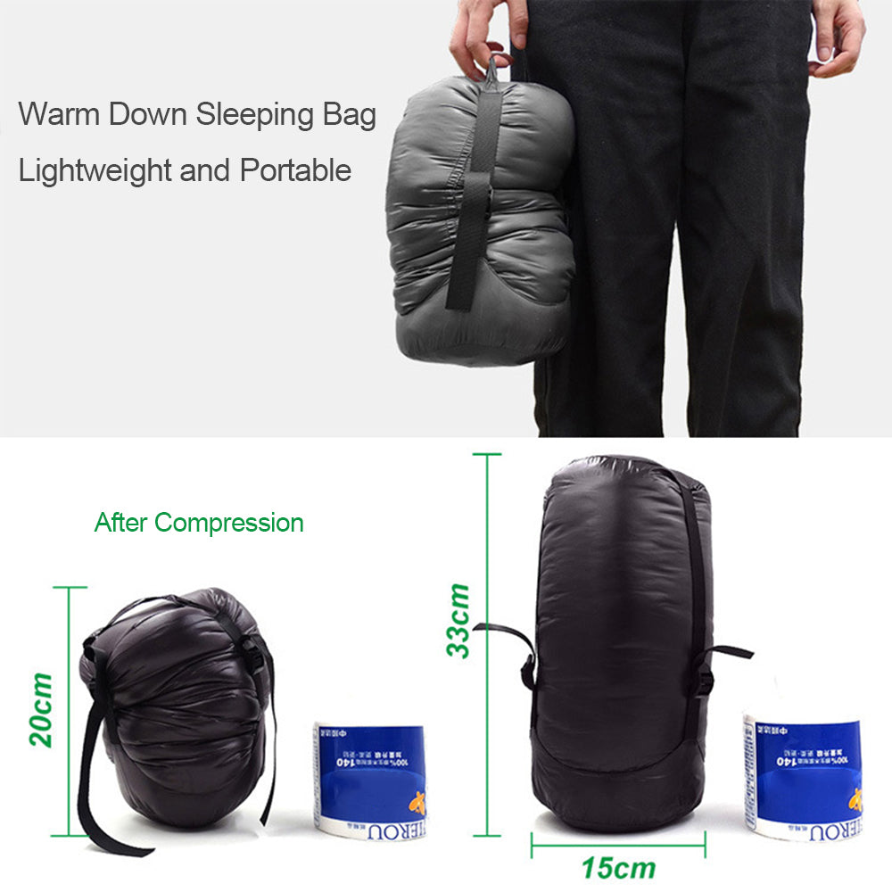 Tomshine Winter Warm Sleeping Bag Outdoor Water Repellent Ultra Down Sleeping Sack Backpacking Camping Hiking Sleeping Bag