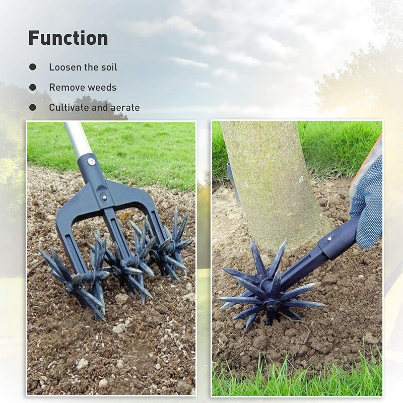 Tool Cultivator Ripper Tool Plastic Tines Soil Ripper For Deep Cultivation And Aeration Manual Garden Scarifier Dropshipping