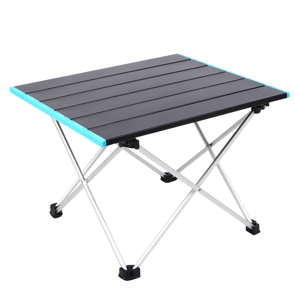 Fugacal Portable Folding Outdoor Picnic Table Desk Camping Table Beach for Cooking Travel