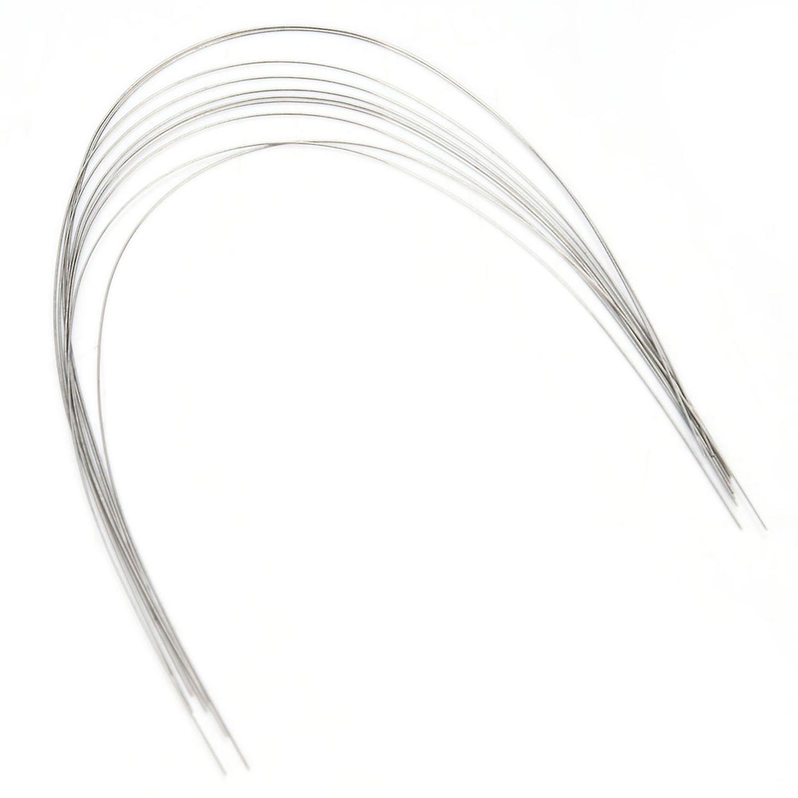 10pcs Super Elastic Niti Arch Round Wire Archwire For Orthodontic Dental Supplies (0.016 Upper)