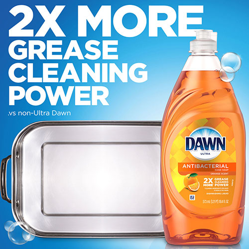 Procter and Gamble Dawn Ultra Dishwashing Liquid | Antibacterial， Orange Scent， 28 oz. Bottle | PGC97318EA