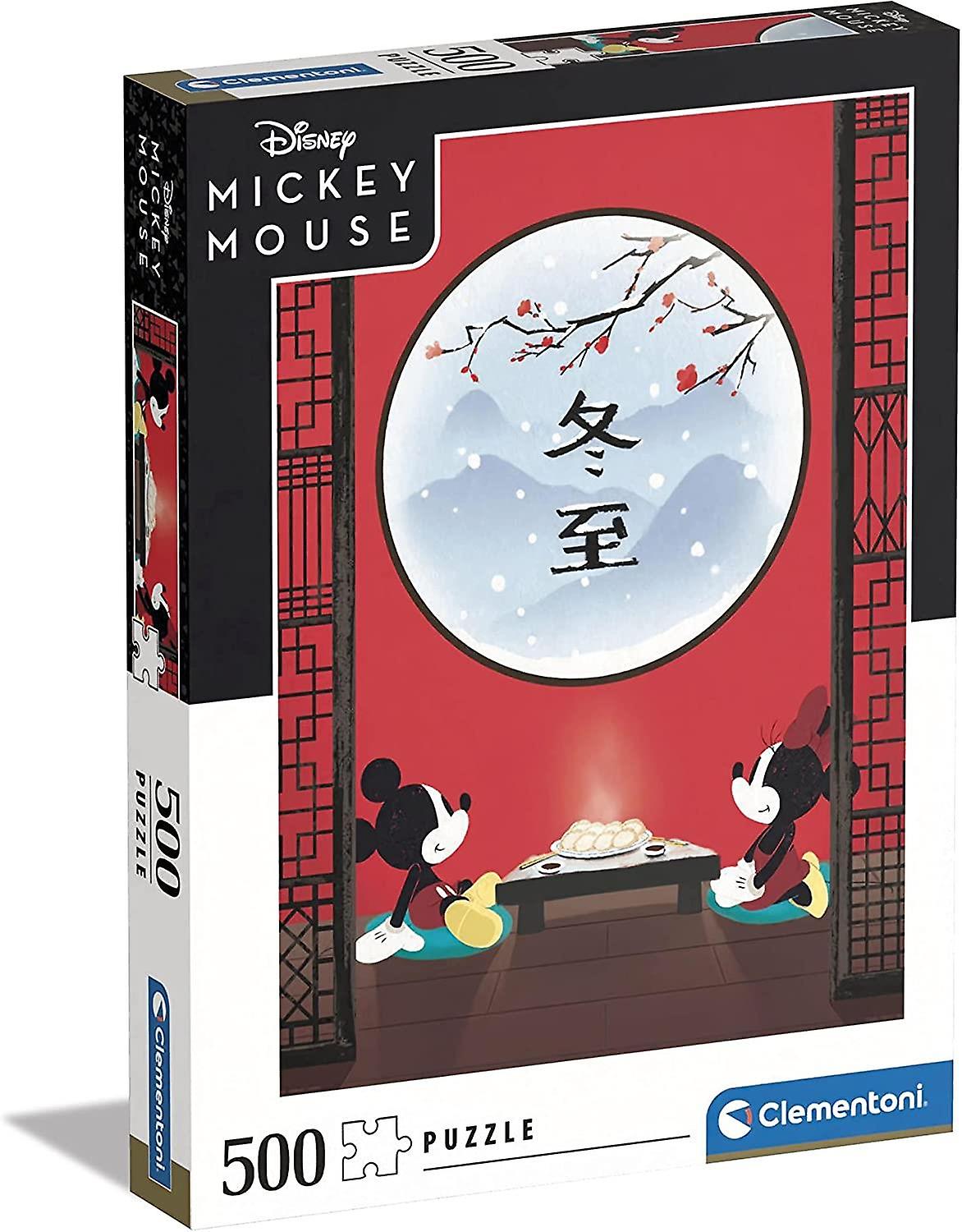 Clementoni Disney Minnie and Mickey Mouse  Jigsaw Puzzle (500 Pieces)