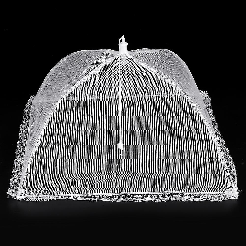 Foldable Household Food Umbrella Washable Mesh Food Cover Anti Fly Net Tent Kitchen Gadgets