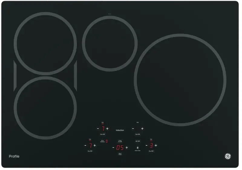 GE Profile 30 Inch Induction Cooktop - Black
