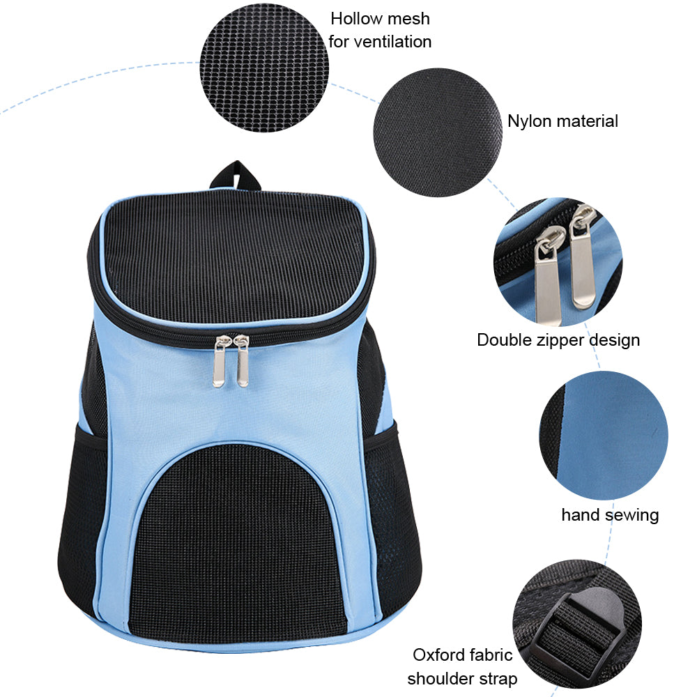 Portable for Cat for Carrier Bag Backpack Space Capsule Breathable Pet Traveler Knapsack for Puppies Bunny Travel Hiking, Red