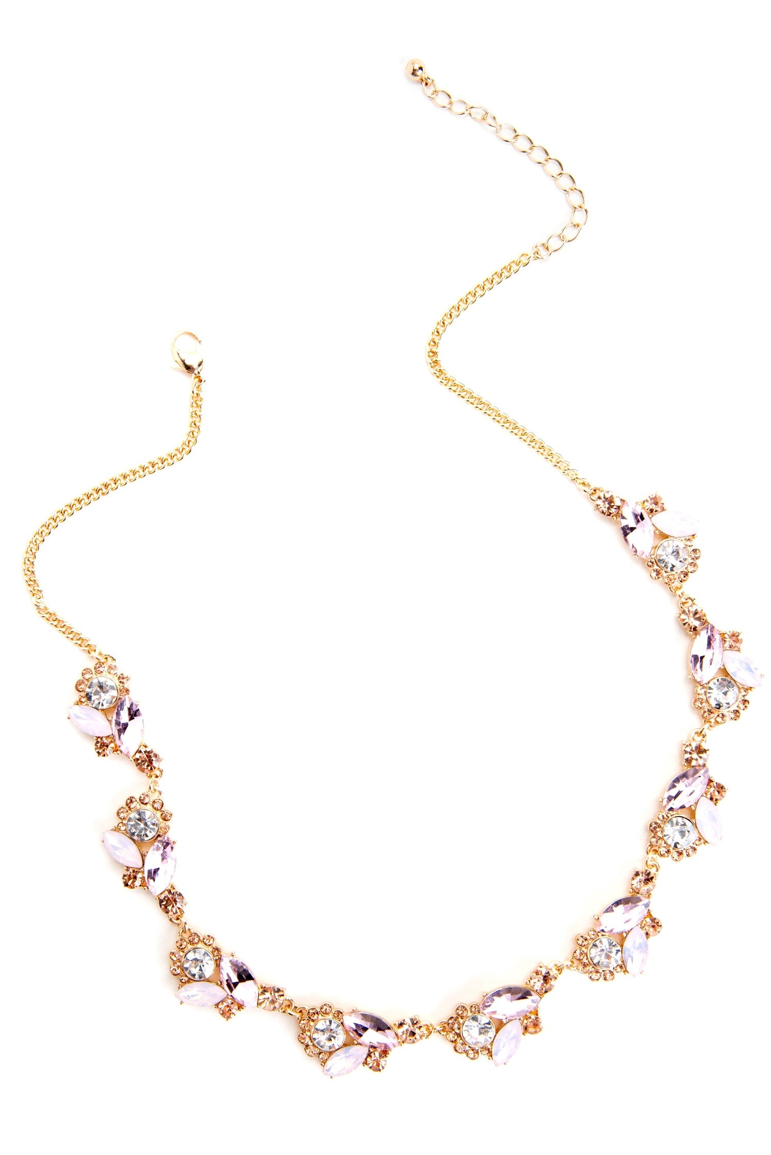 Glimmer In Gemstone Necklace