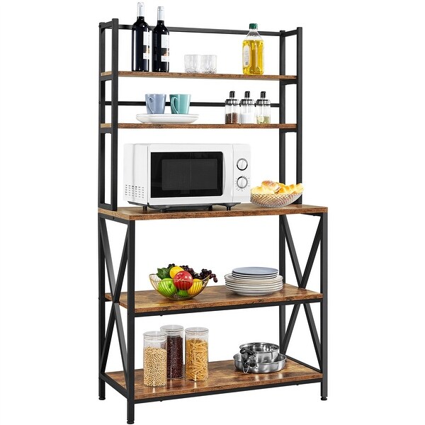Yaheetech 5-Tier Baker's Rack，Microwave Oven Stand - - 35421669
