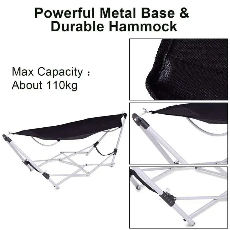 Portable Hammock Camping Bed with Carry Bag