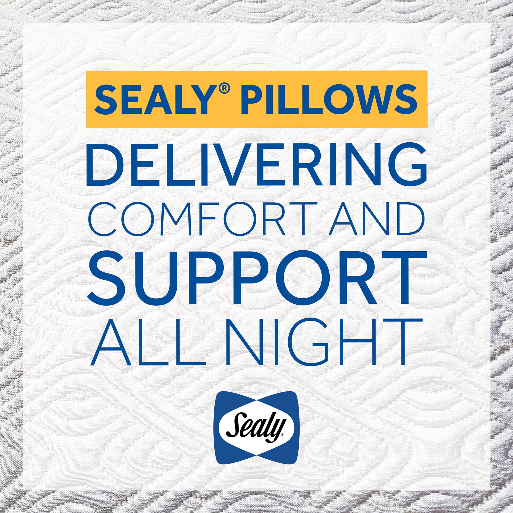 Sealy Chill Cooling Memory Foam Bed Pillow with Support Gel, Standard Size