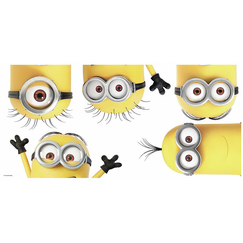Despicable Me 3 Peeking Minions Wall Decals by RoomMates