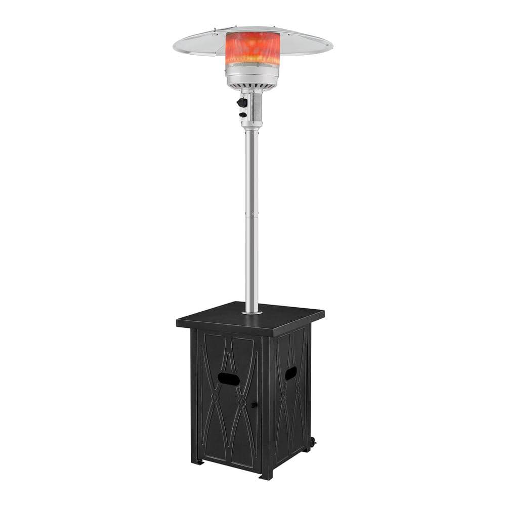 Home Decorators Collection Kendrick 48000 BTU Stainless Steel Propane Gas Patio Heater FHHS80010