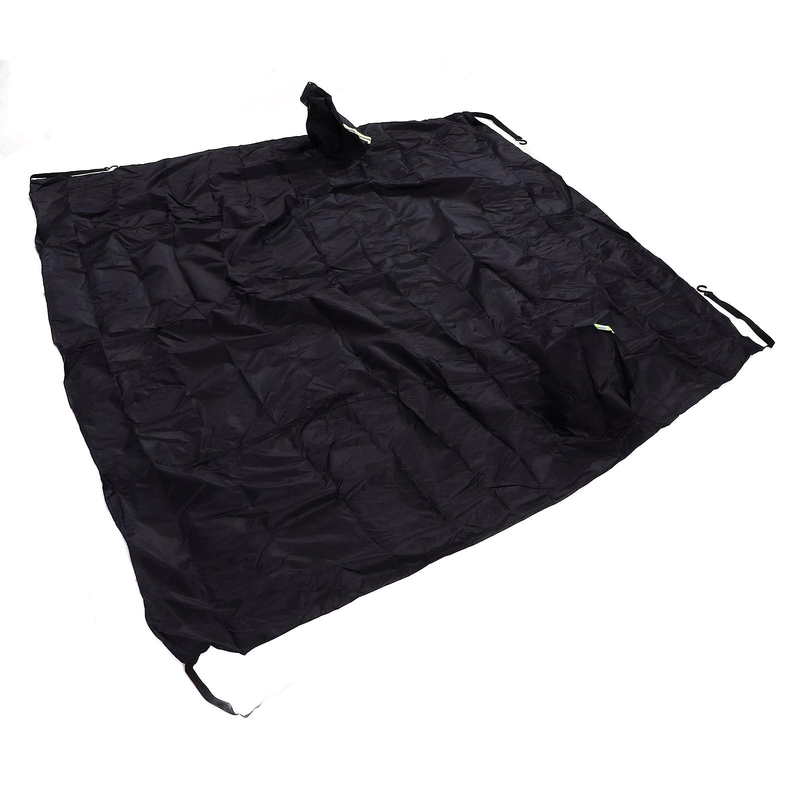 Windshield Cover Waterproof Snowproof Large Coverage Area Universal Windshield Protector With Reflective Stripsblack