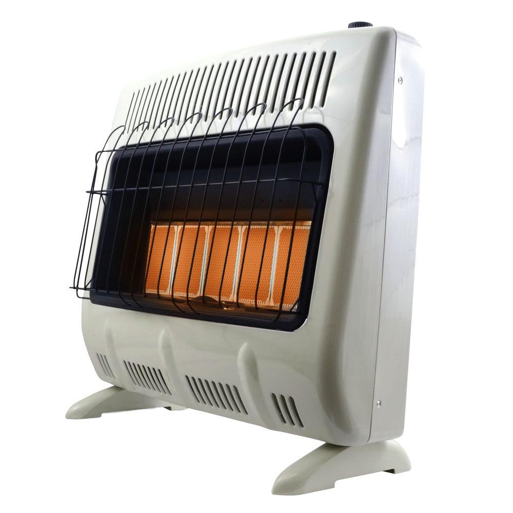 30，000 BTU Vent Free Propane Radiant Heater， White