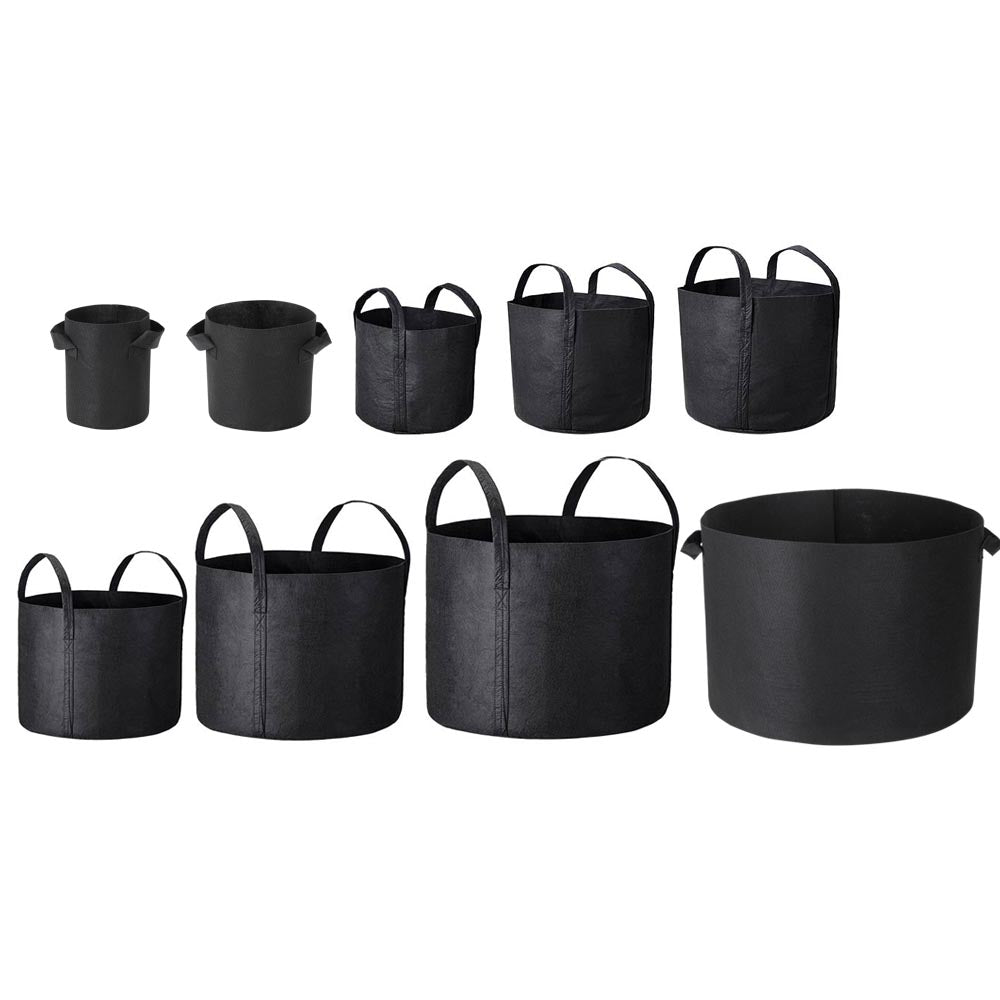 Yescom 5-Pack Grow Pots 1-25 Gallon Size Options Outdoor Indoor Storage