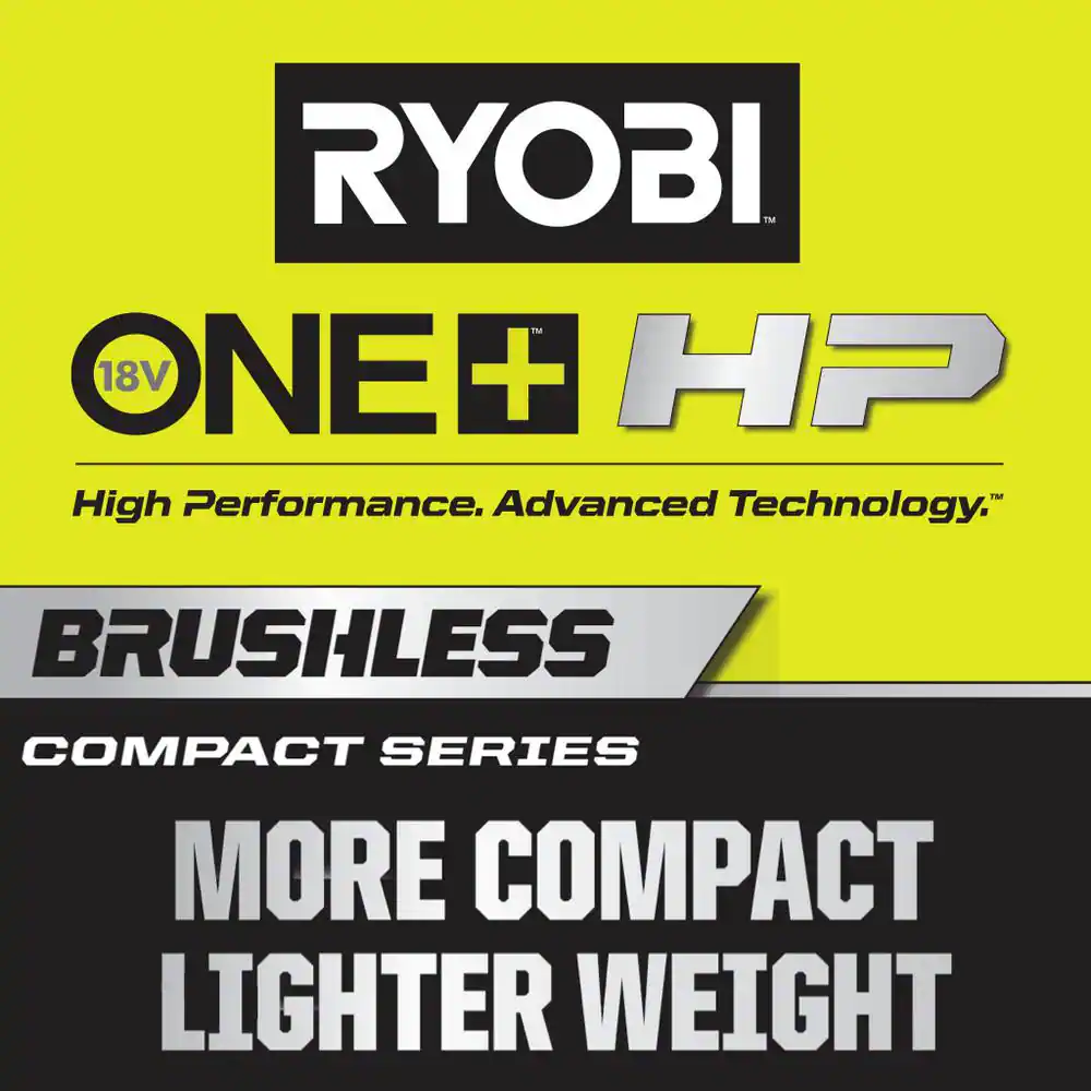 RYOBI PSBDG01B ONE+ HP 18V Brushless Cordless Compact 1/4 in. Right Angle Die Grinder (Tool Only)