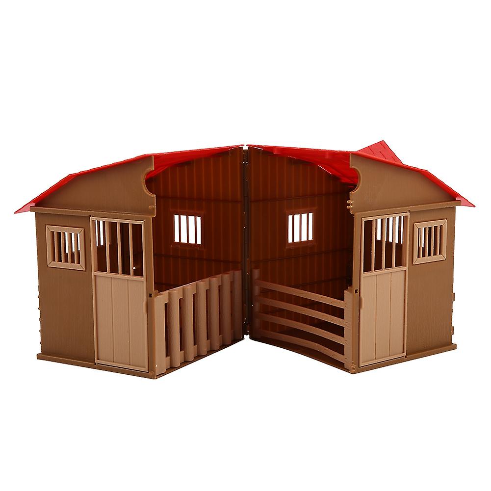 Children Farm Toy Accessories Set Simulation Mini Farmhouse Scene Model