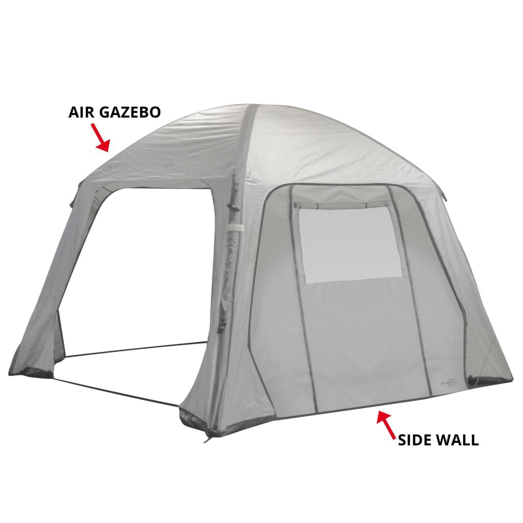 Bo Camp Side Wall with Door and Window for Tent Air Gazebo Grey