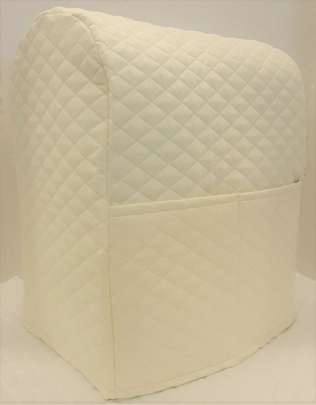 Quilted Cover Compatible with Kitchenaid Stand Mixer by Penny's Needful Things (Cream, 3.5 qt Artisan Mini Tilt Head)