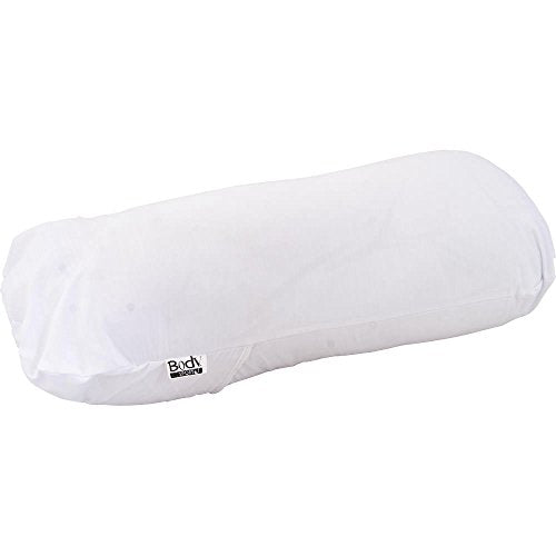 BodyMed Cervical Roll Pillow Replacement Cover ONLY - White Cotton