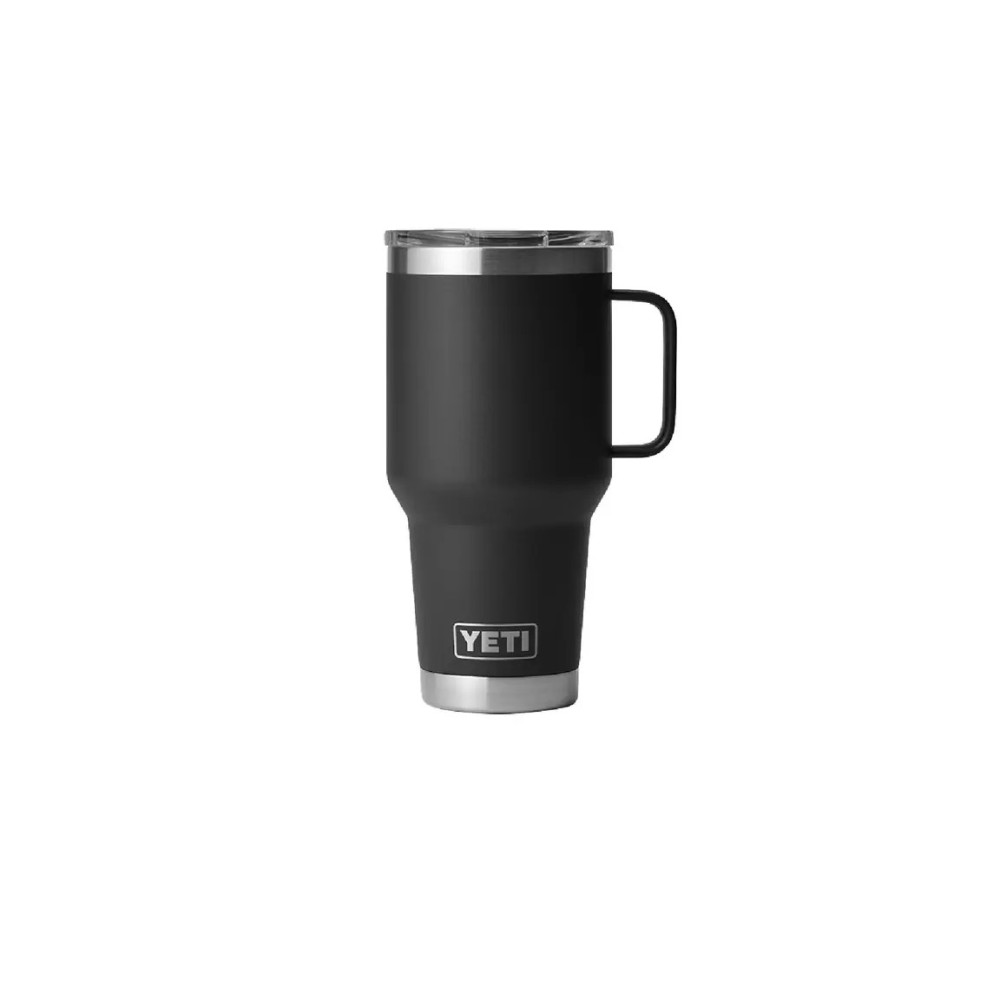 Yeti Black Rambler 30oz Travel Mug with Stronghold Lid