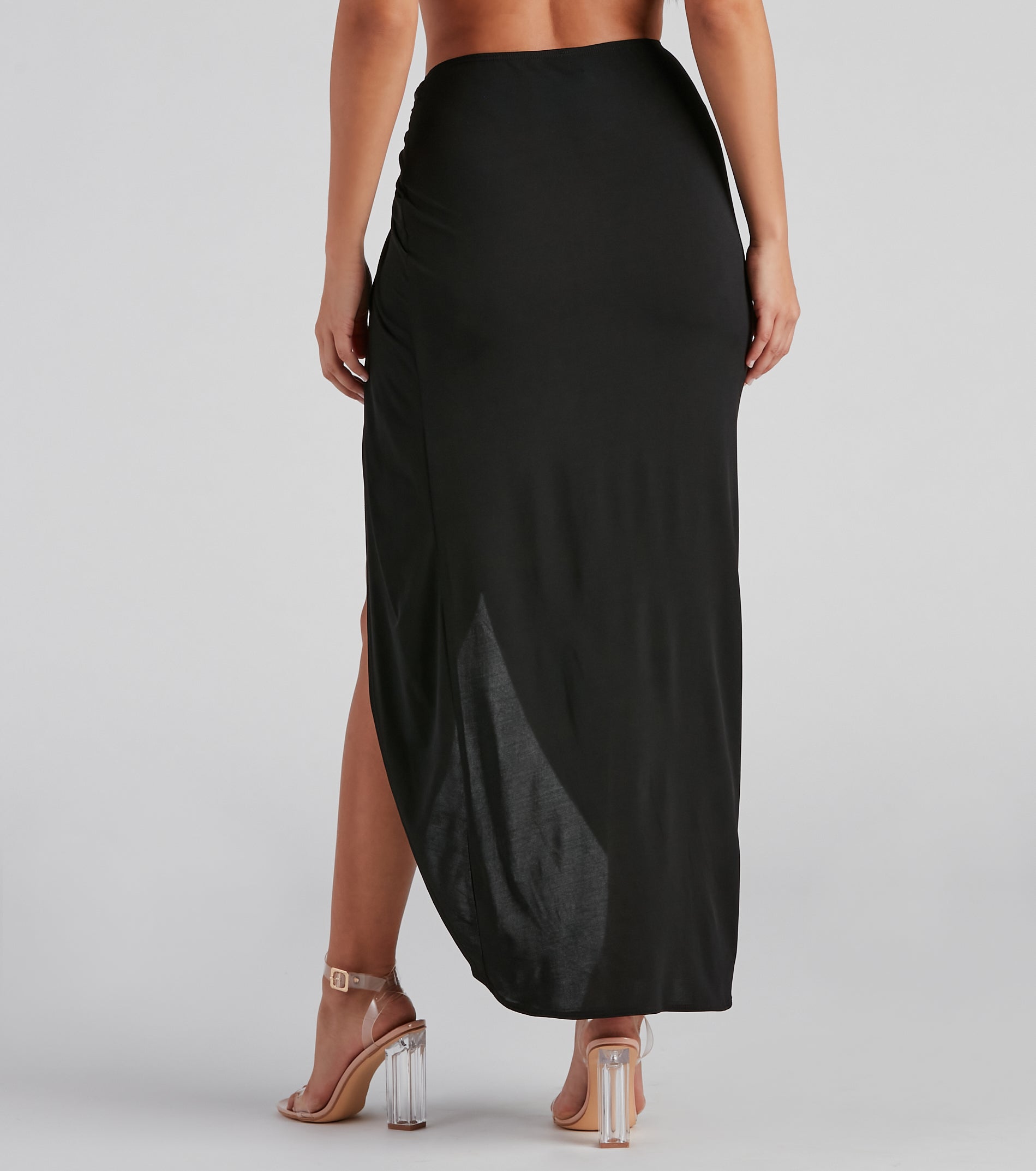 All Night Wrap Maxi Skirt