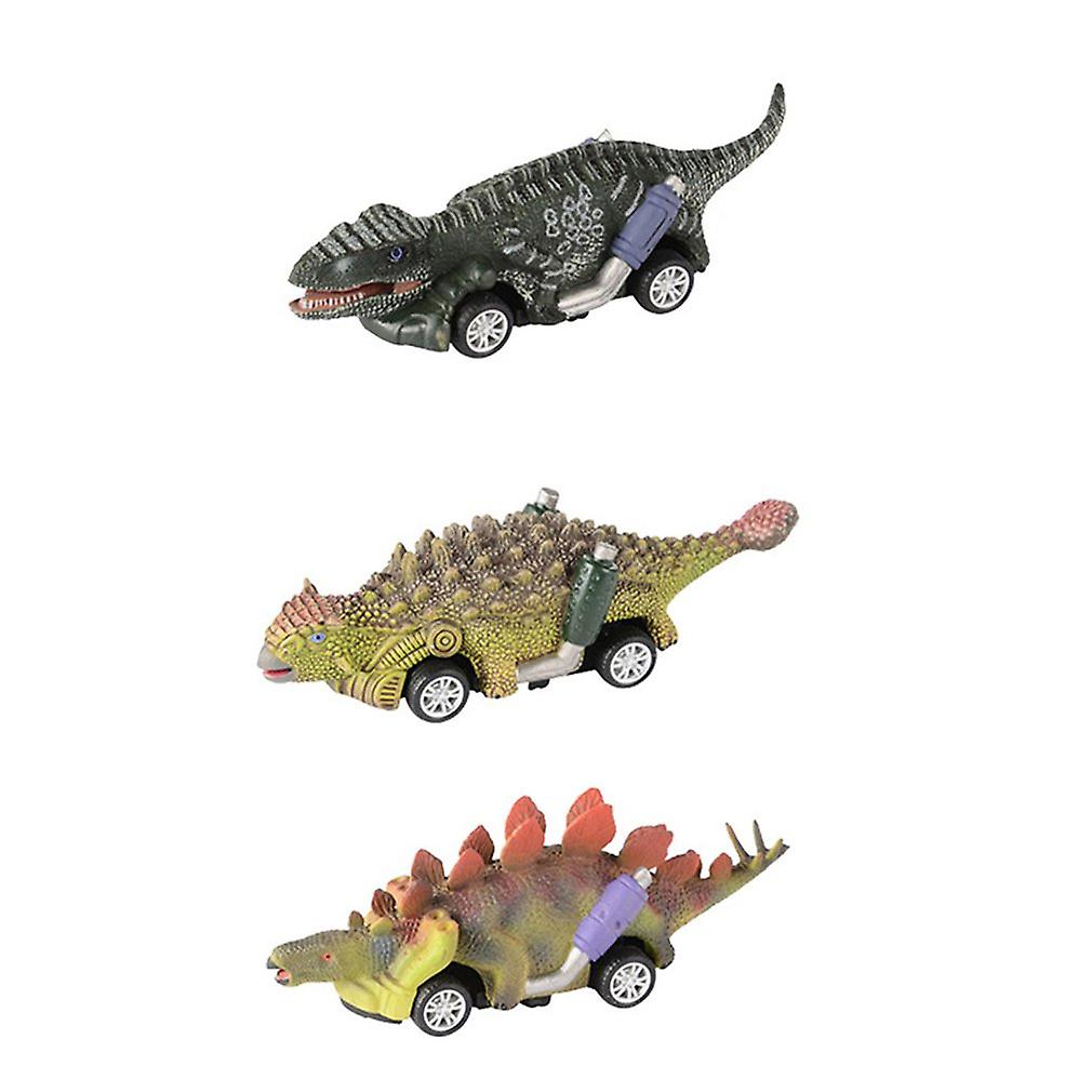 6 Pcs/set Pull Back Dinosaur Cars Toys 6 Pack Dinosaur Roadster Party Favors Games Dino Inertia Recoil Vehicle