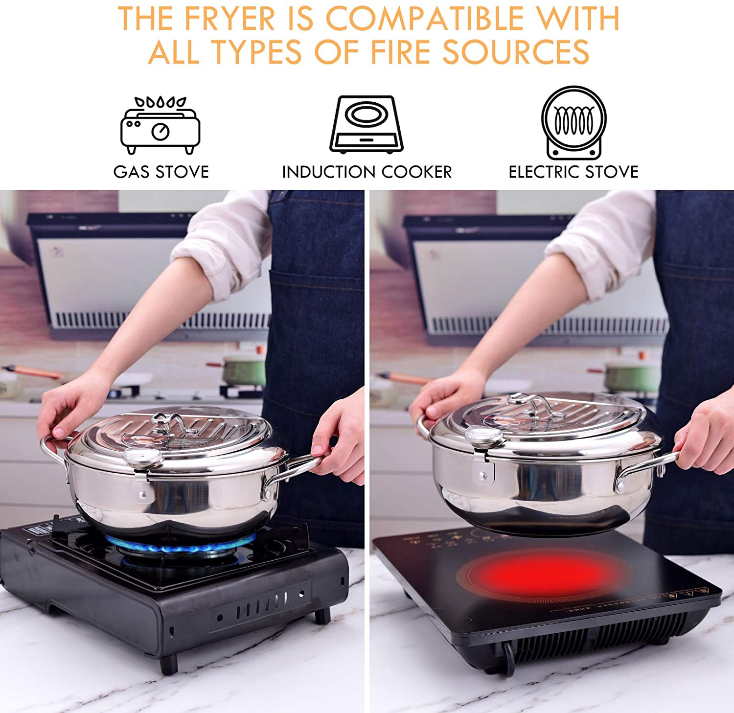 Christmas Hot Sale - Temperature Control Fryer(🥳 Special Offer-80% Off & Buy Two Free Shipping)