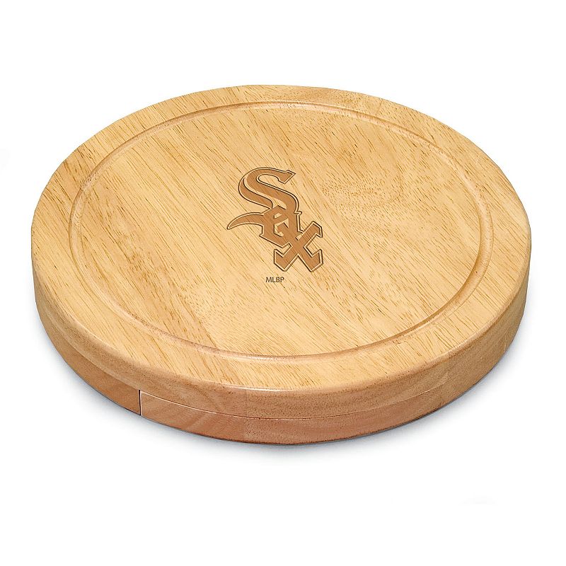 Picnic Time Chicago White Sox Circo Cheese Cutting Board and Tools Set