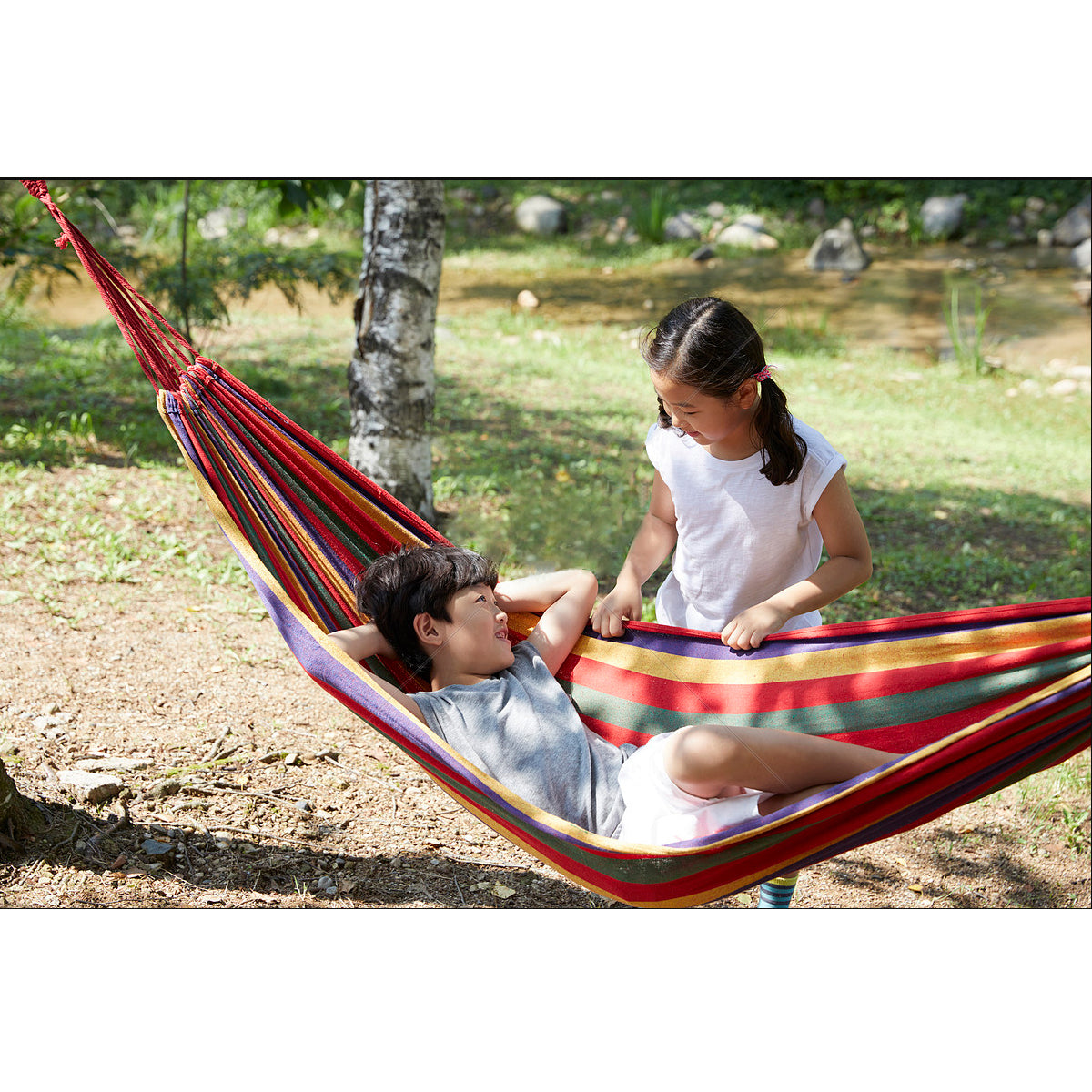 Hammock for Hanging Durable Hammock Portable Hammock with Travel Bag,Perfect for Camping Outdoor,Red