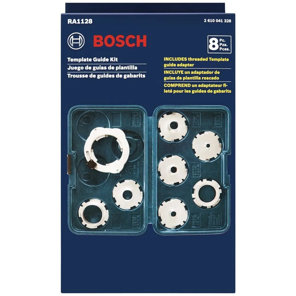 Bosch Router Template Guide Kit (8-Piece) RA1128