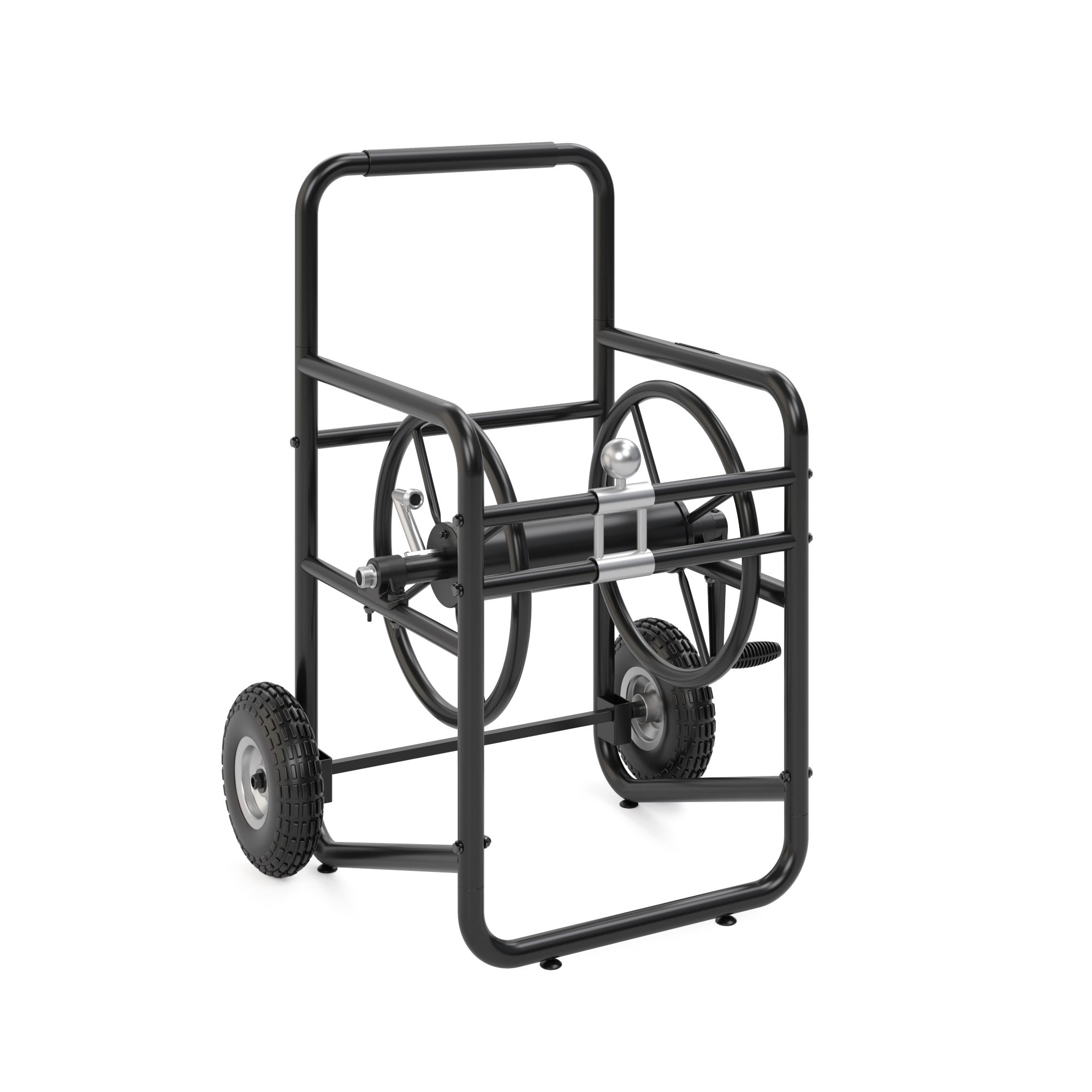 Suncast Professional Hose Reel Cart 200 ft.， Black