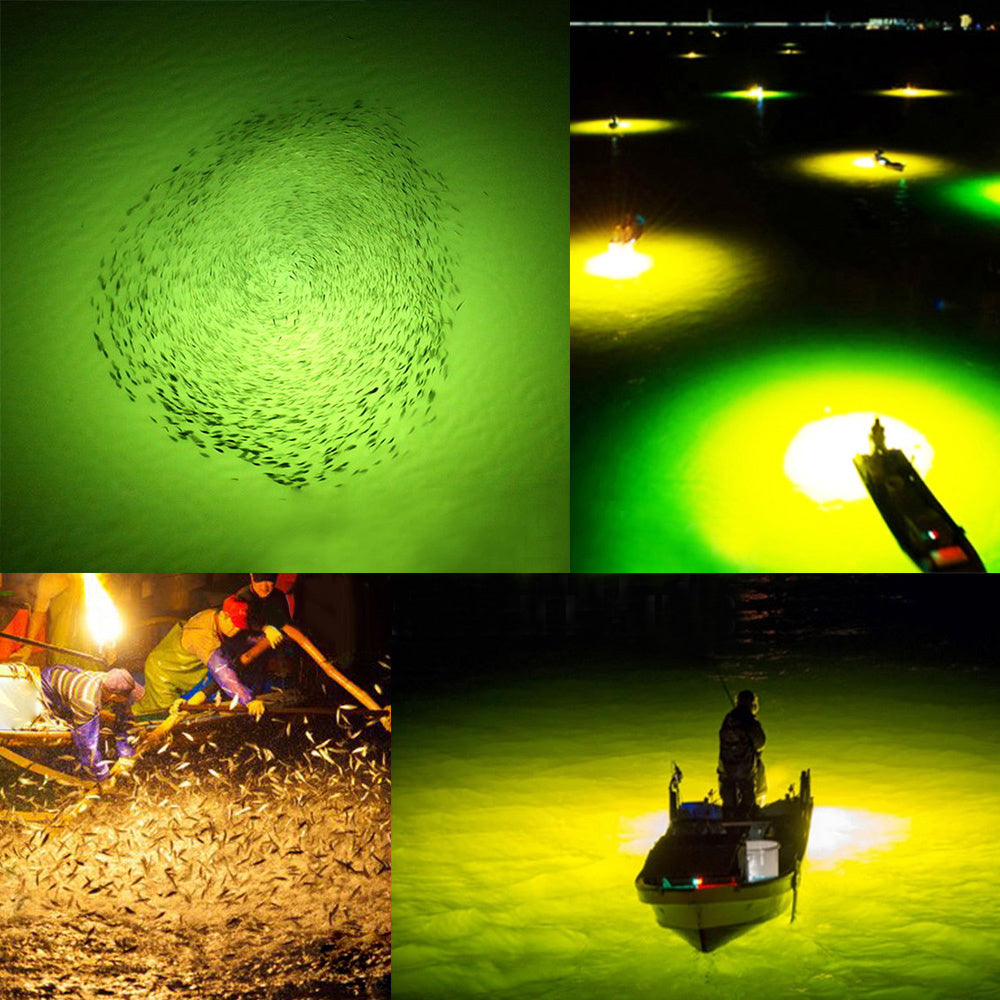 Andoer Waterproof Underwater Fishing LED Lure Light Night Fish Attracting Light