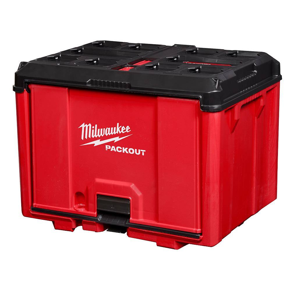 Milwaukee 48-22-8445 Packout 19.5 in. W x 14.7 in. H x 14.5 in. D Cabinet in Red (1-Piece)