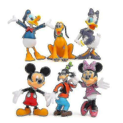 6pcs Disney Mickey Mouse Figure Set Toy Kid Gift