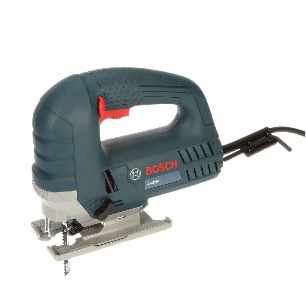 Bosch 6 Amp Corded Variable Speed Top-Handle Jig Saw Kit with Assorted Blades and Carrying Case JS260