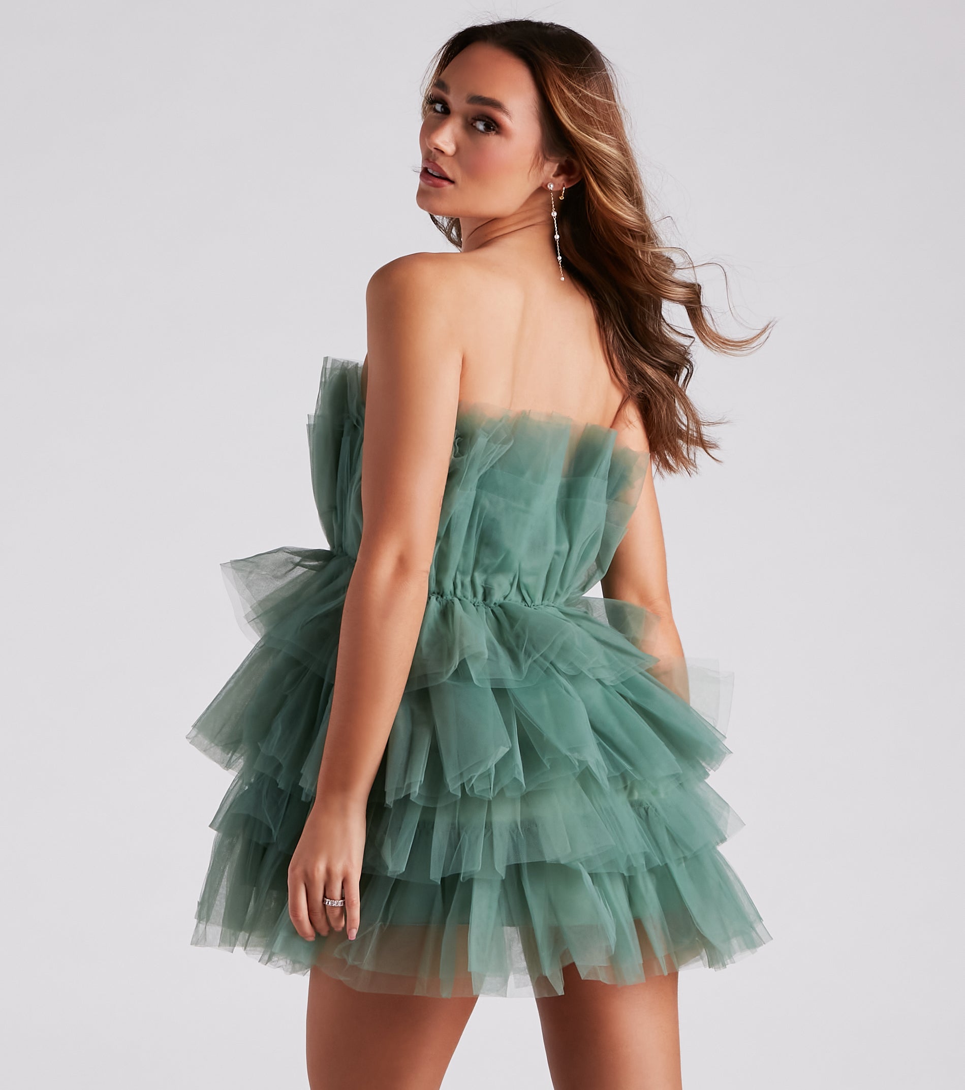 Kayla Tulle Short Party Dress