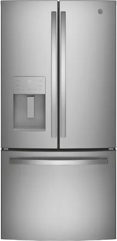GE 17.5 cu ft French Door Refrigerator - Counter Depth Stainless Steel