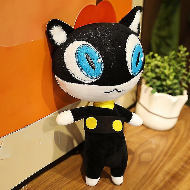 Persona 5 The Animation Plush Toys Black Cat Morgana Mona Anime Figure Cosplay Plush Doll Toys For K
