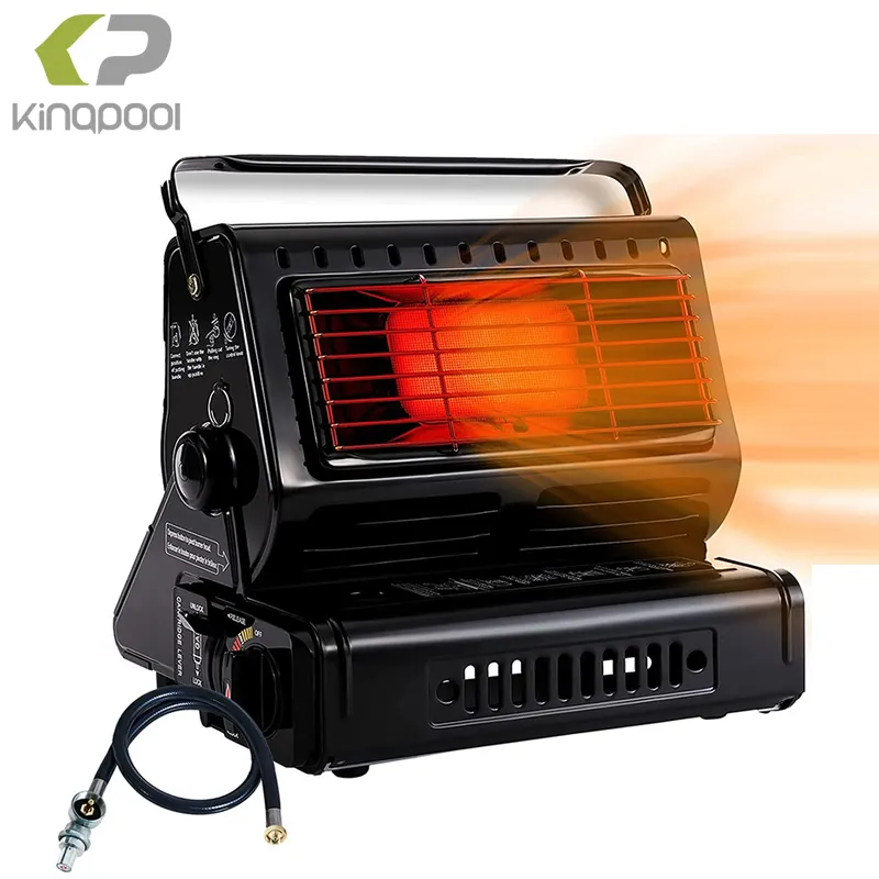 Kingpool 2 in 1 Butane Outdoor Camping Heater Stove Portable Folding Dual Fuel Gas Propane Survival Hiking Camping Tent Heater