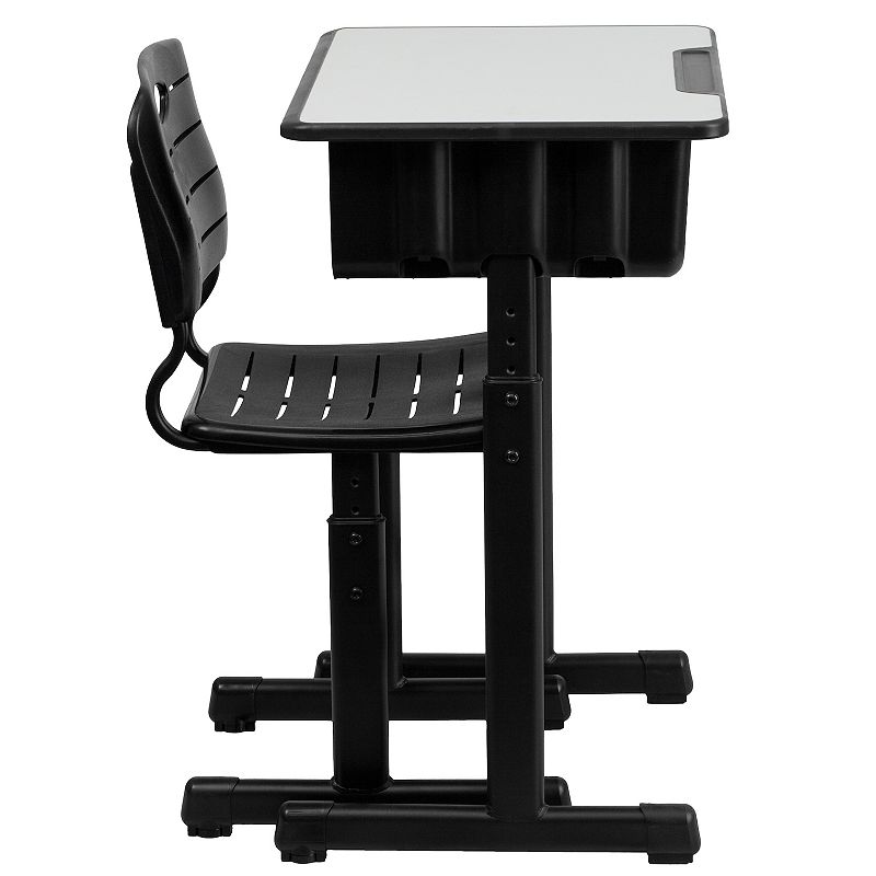 Flash Furniture Adjustable Height Student Desk and Chair 2-piece Set