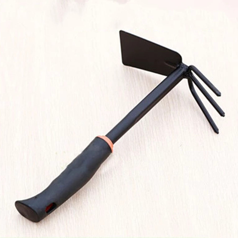 HEMOTON 2 PCS Garden Double Hoes Hand Tools Cultivation Hoe Metal Detecting and Treasure Hunting Tool