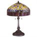 Meyda  26322 Vintage Stained Glass /  Table Lamp From The  Candice