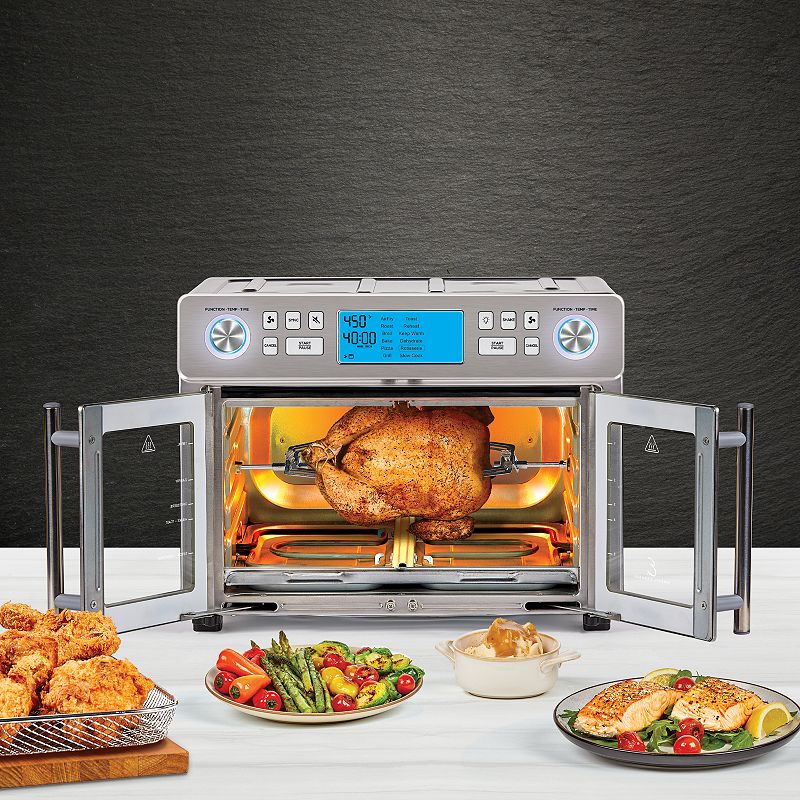 🔥(Last Day Sale 70% OFF) 💥CLEARANCE SALE💥Emeril Lagasse Dual Air Fryer Oven