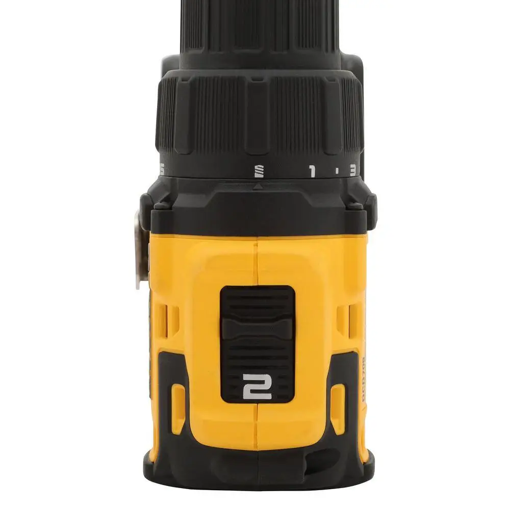 DEWALT ATOMIC 20V MAX Cordless Brushless Compact 12 in. DrillDriver with 20V MAX Compact 2.0Ah Battery DCD708BW203