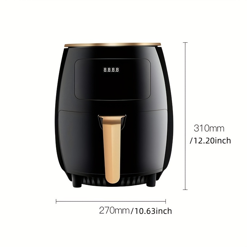 1pc Air Fryer Oven Household Air Fryer Machine Baking Smart Fryer Large Capacity 110V Multi-purpose French Fries Maker Healthy Oil-free Smoke-free Air Fryer, Household Air Fryer Cooker