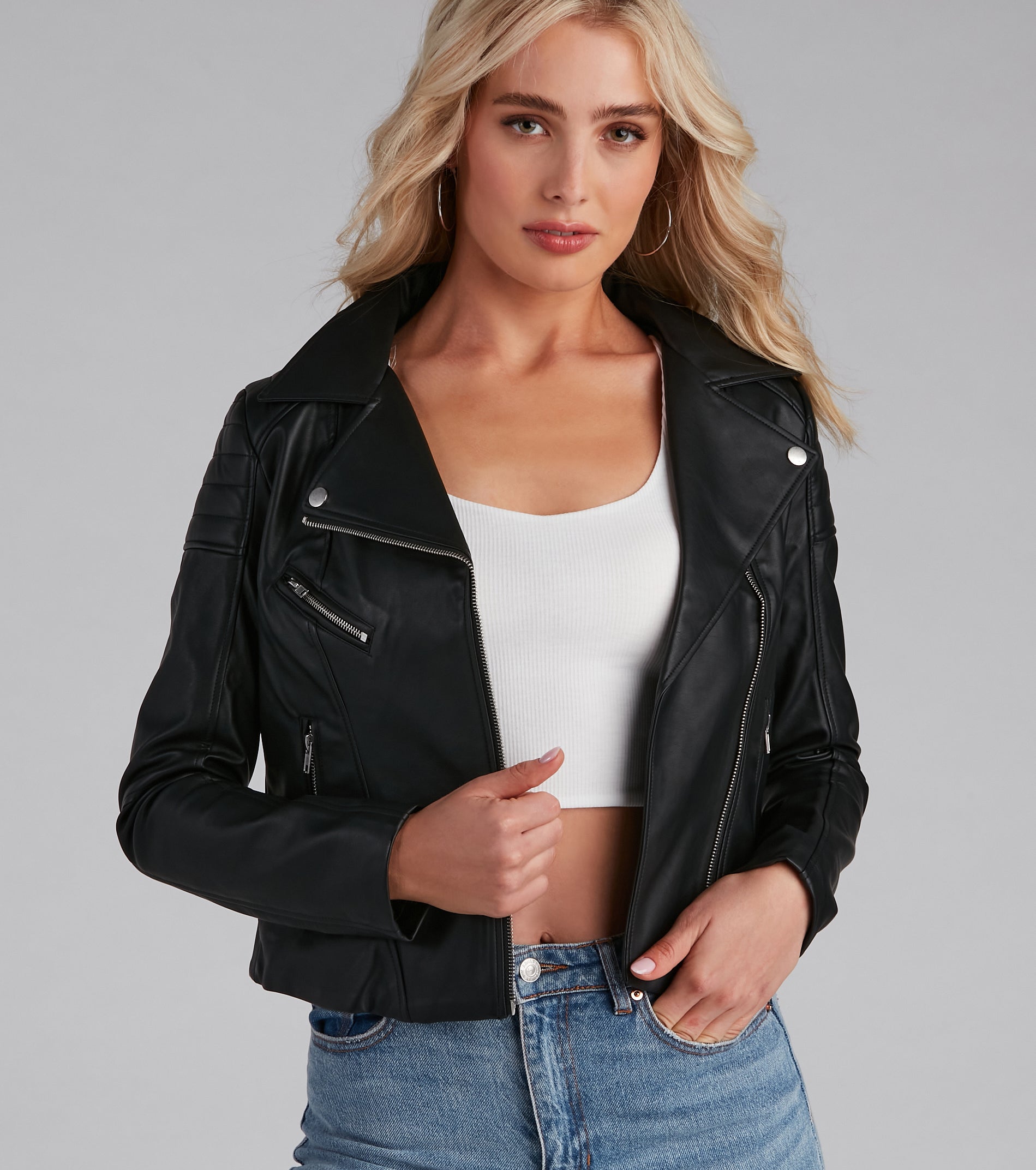 Envy Me Faux Leather Jacket