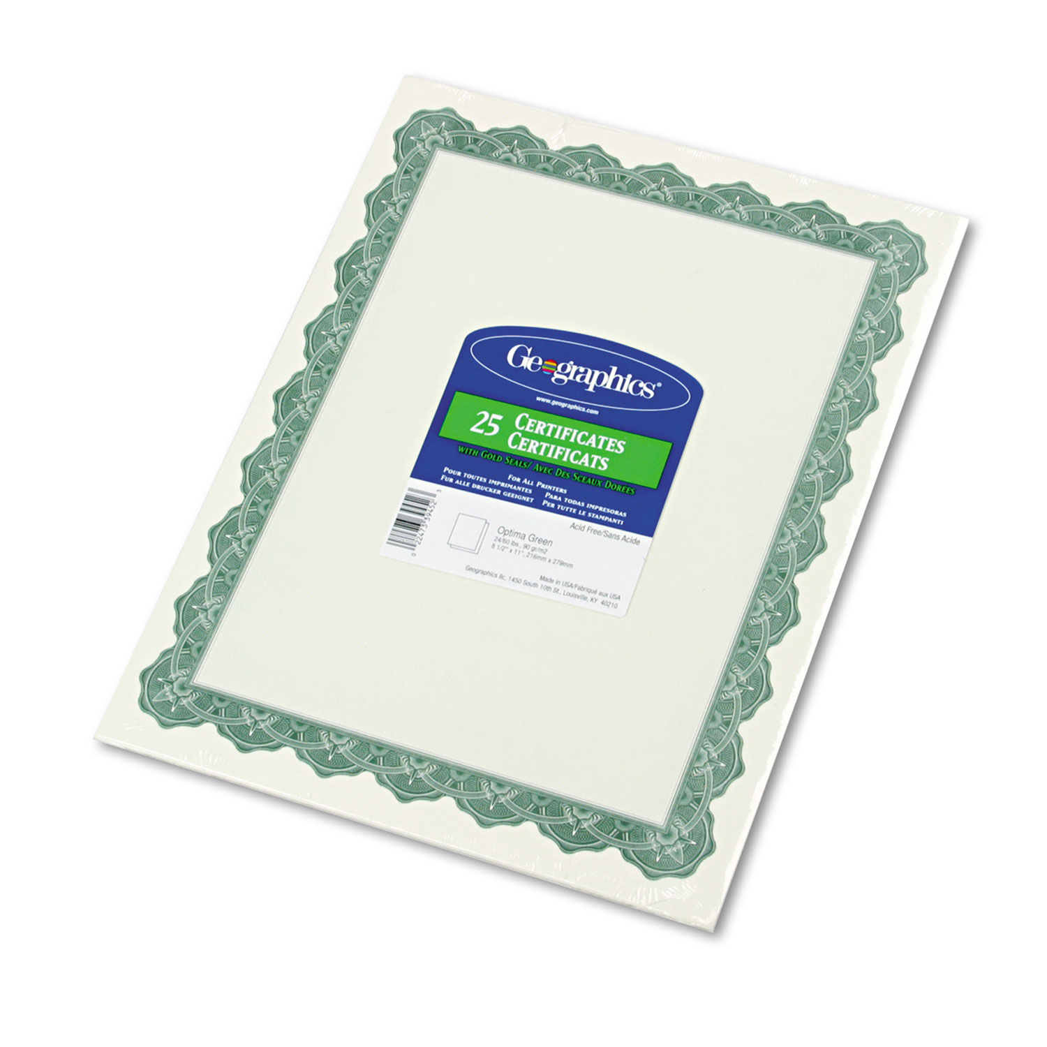 Parchment Paper Certificates by Geographicsandreg; GEO39452