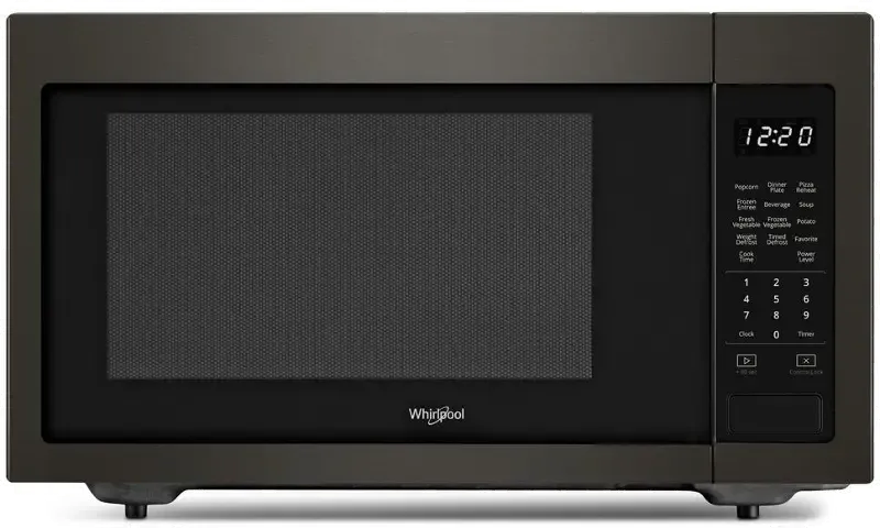Whirlpool Countertop Microwave - 1.6 cu. ft. Black Stainless Steel
